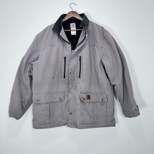 Carhartt Coat Mens XL Chore Barn Jacket‎ Trucker Laborer Heavy Distressed C43CMT
